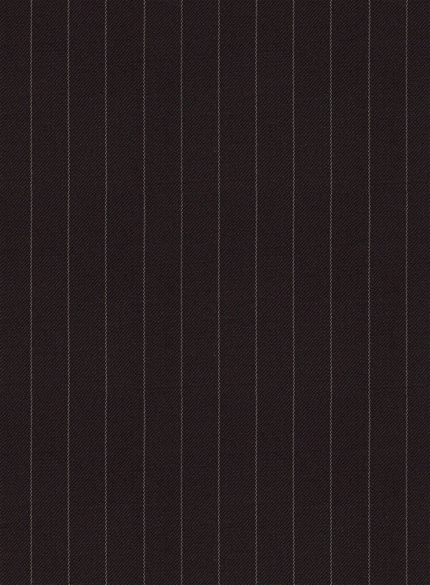 Brown Pinstripe Suit - StudioSuits