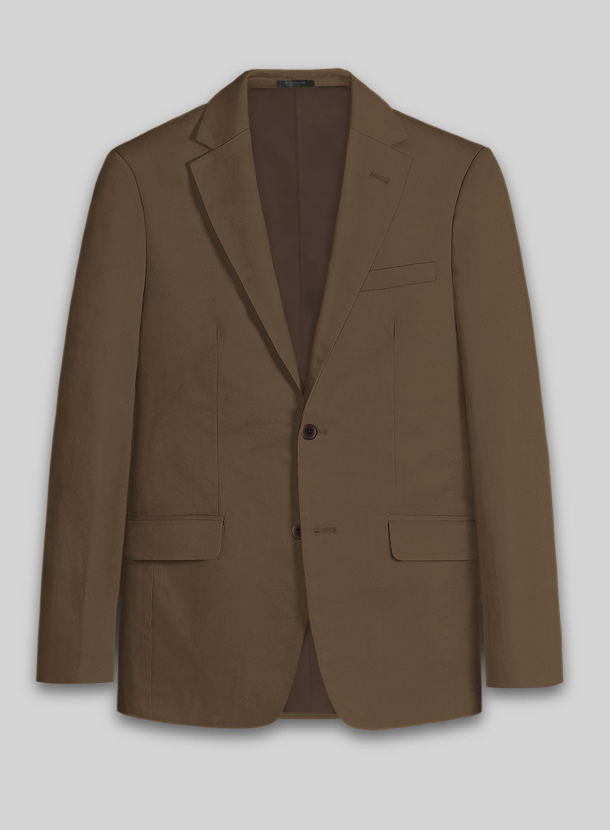 Brown Stretch Chino Suit - StudioSuits