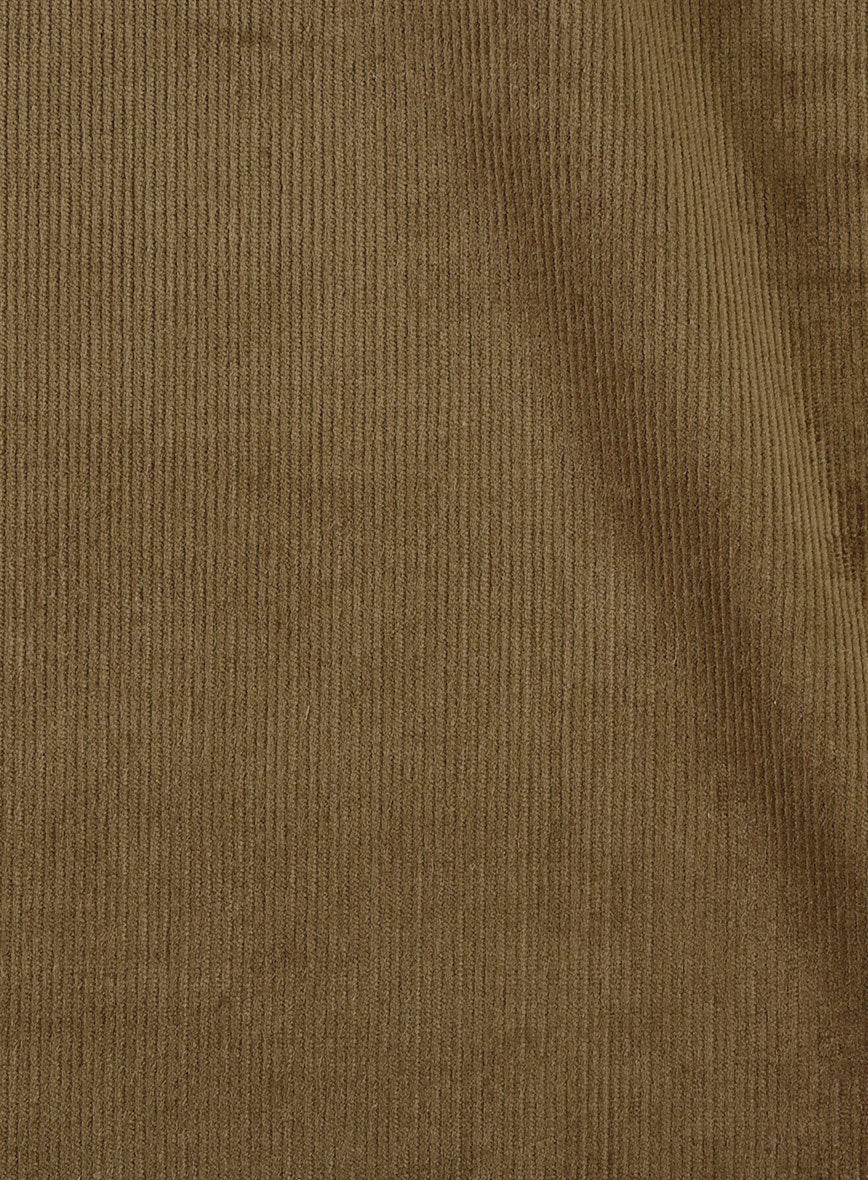 Brown Stretch Pin Corduroy Suit - StudioSuits