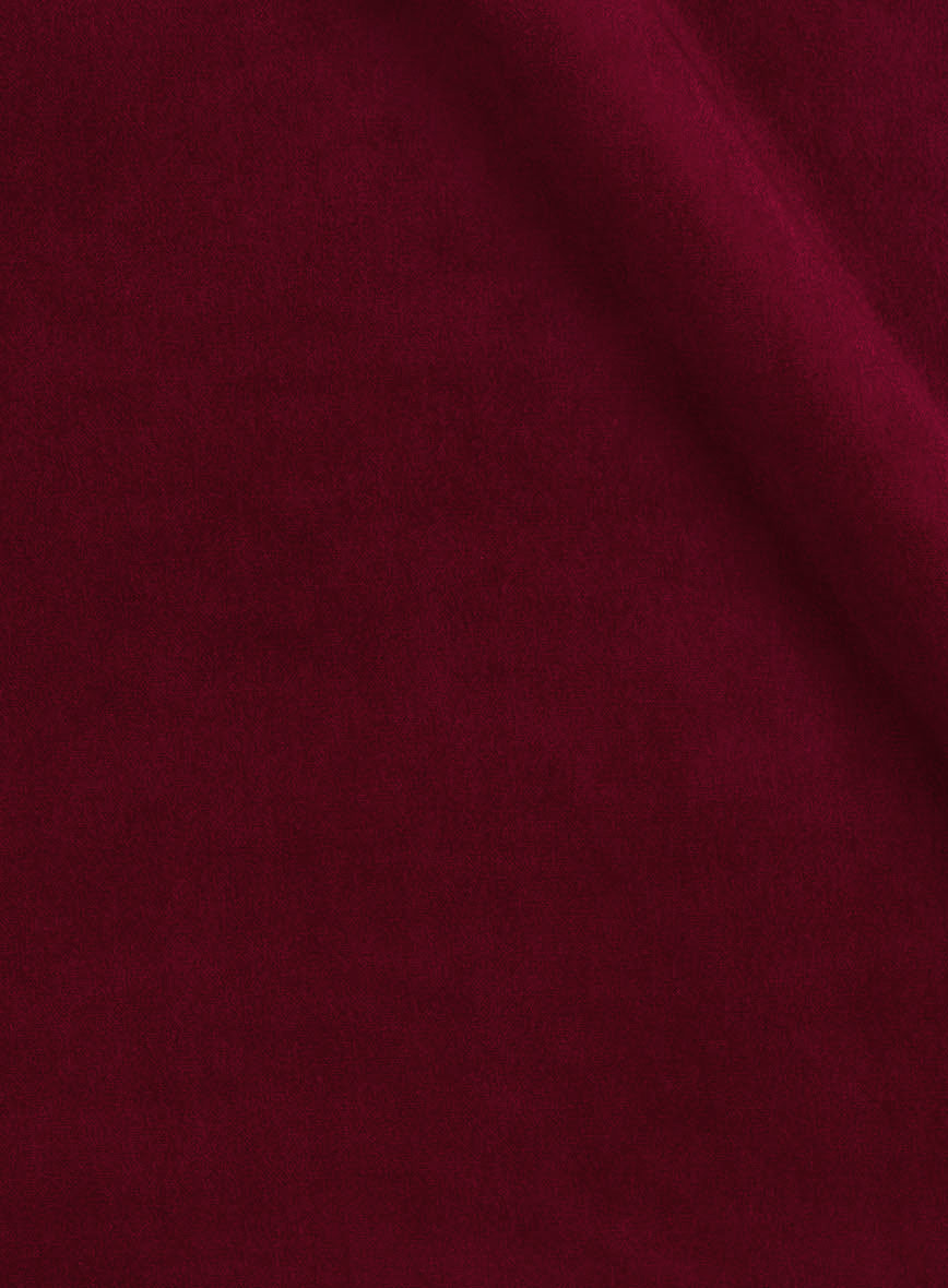 Burgundy Velvet Pants - StudioSuits