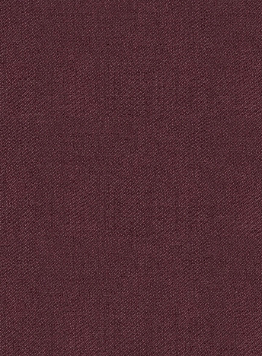 Burgundy Wool Suit - StudioSuits