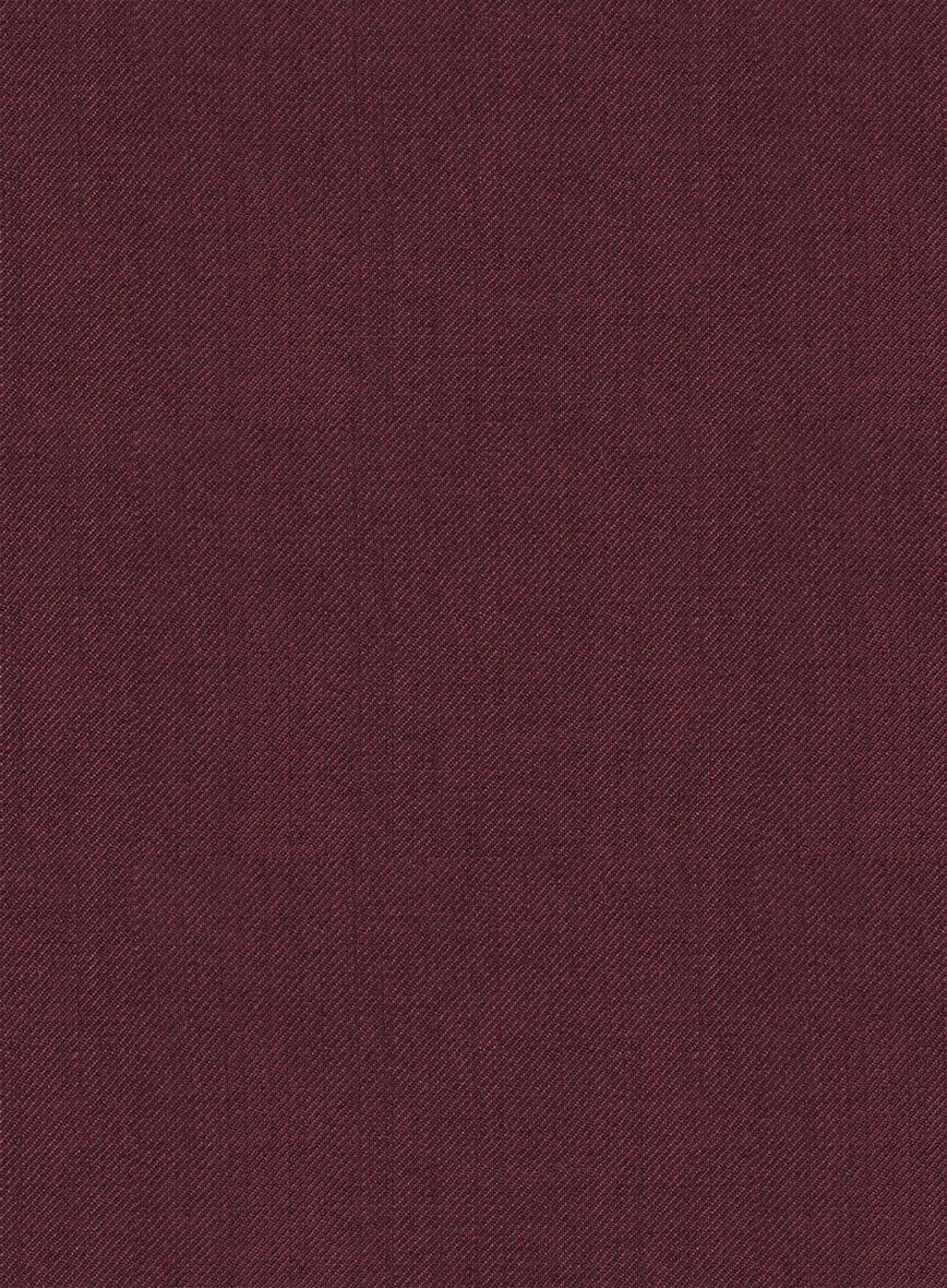 Burgundy Wool Suit - StudioSuits