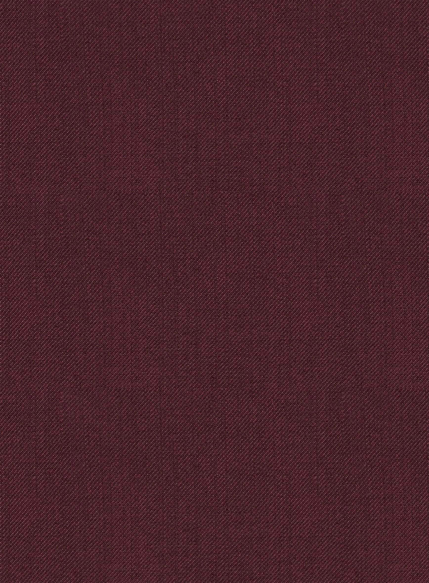 Burgundy Wool Suit - StudioSuits