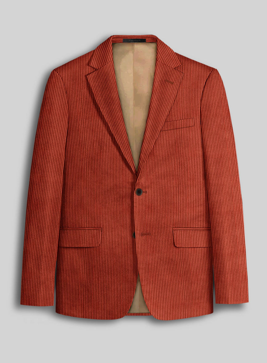 Burnt Sienna Corduroy Suit - StudioSuits