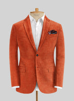 Burnt Orange Thick Corduroy Jacket - StudioSuits