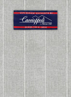 Caccioppoli Sun Dream Aistun Gray Wool Silk Pants - StudioSuits