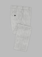 Caccioppoli Sun Dream Aistun Gray Wool Silk Pants - StudioSuits