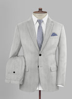 Caccioppoli Sun Dream Aistun Gray Wool Silk Suit - StudioSuits