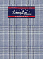 Caccioppoli Sun Dream Dorna Blue Wool Silk Pants - StudioSuits