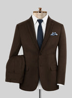 Caccioppoli Sun Dream Guroli Brown Wool Suit - StudioSuits