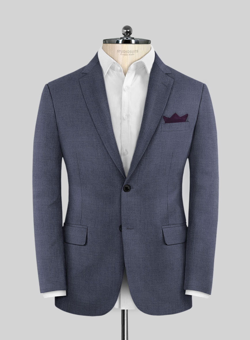 Caccioppoli Sun Dream Cobalt Blue Wool Silk Suit - StudioSuits