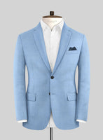 Caccioppoli Sun Dream Fano Sky Blue Wool Suit - StudioSuits