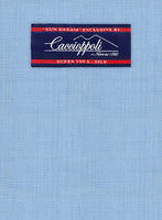 Caccioppoli Sun Dream Fano Sky Blue Wool Suit - StudioSuits
