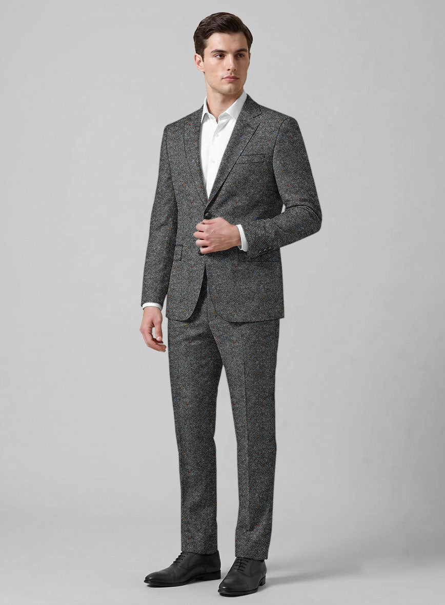 Caccioppoli Donegal Gray Tweed Suit - StudioSuits