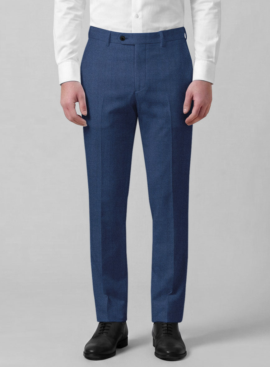 Caccioppoli Sun Dream Afarie Dark Blue Wool Suit - StudioSuits