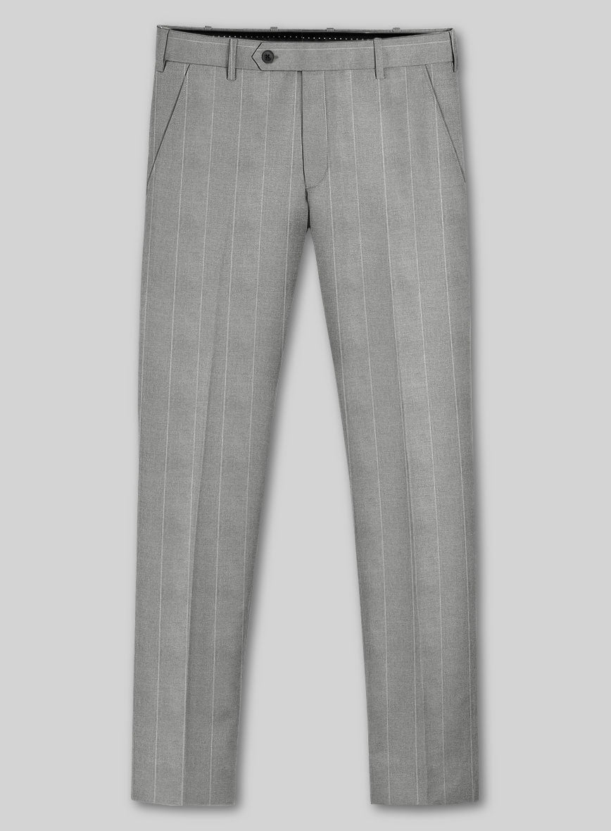 Caccioppoli Sun Dream Aistun Gray Wool Silk Suit - StudioSuits
