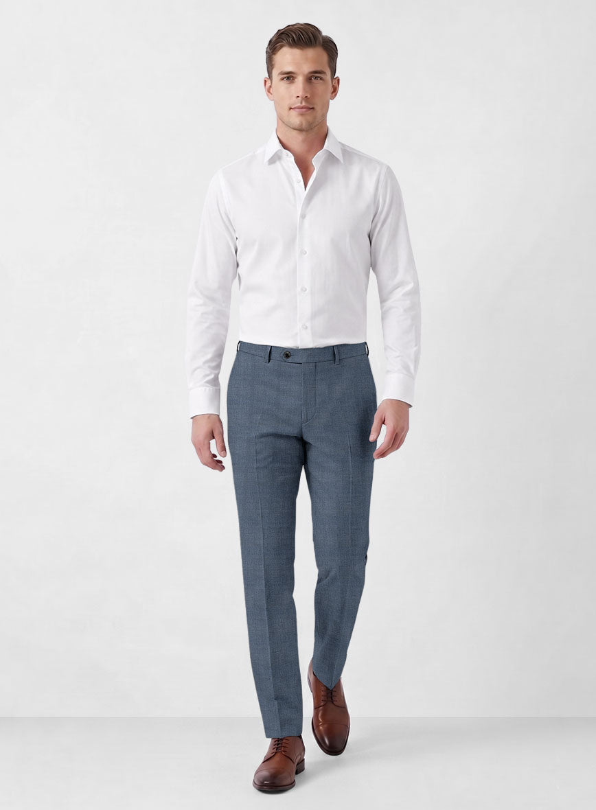 Caccioppoli Sun Dream Ange Blue Wool Silk Suit - StudioSuits