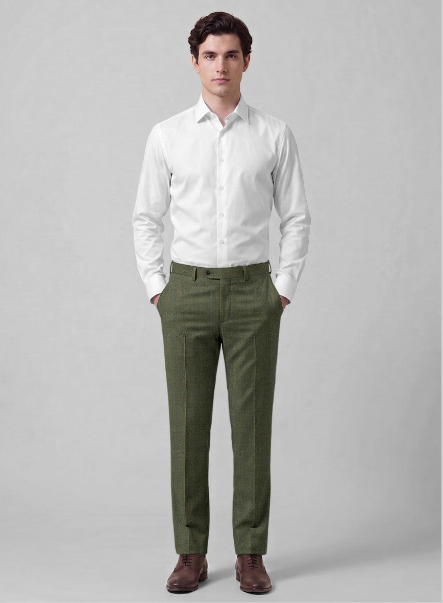 Caccioppoli Sun Dream Clasio Herringbone Wool Suit - StudioSuits