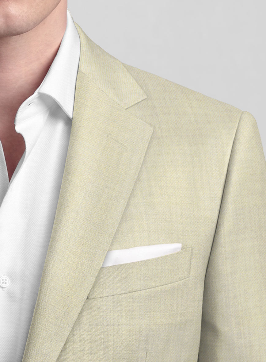 Caccioppoli Sun Dream Fawn Wool Silk Suit - StudioSuits
