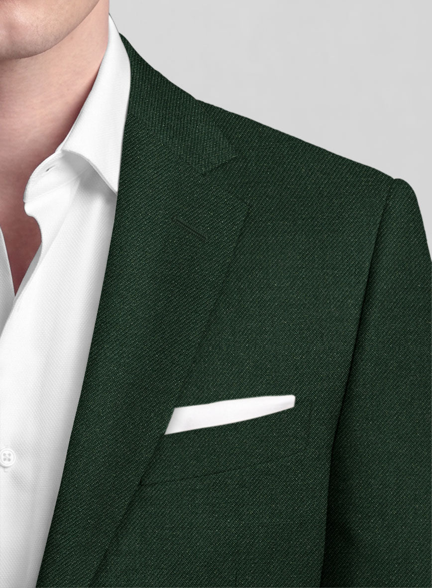 Caccioppoli Sun Dream Green Wool Silk Suit - StudioSuits
