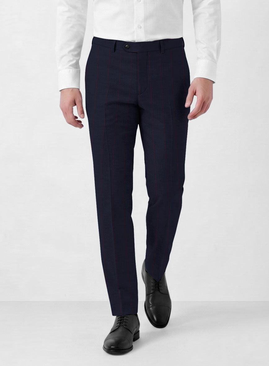 Caccioppoli Sun Dream Grezo Dark Blue Wool Silk Suit - StudioSuits