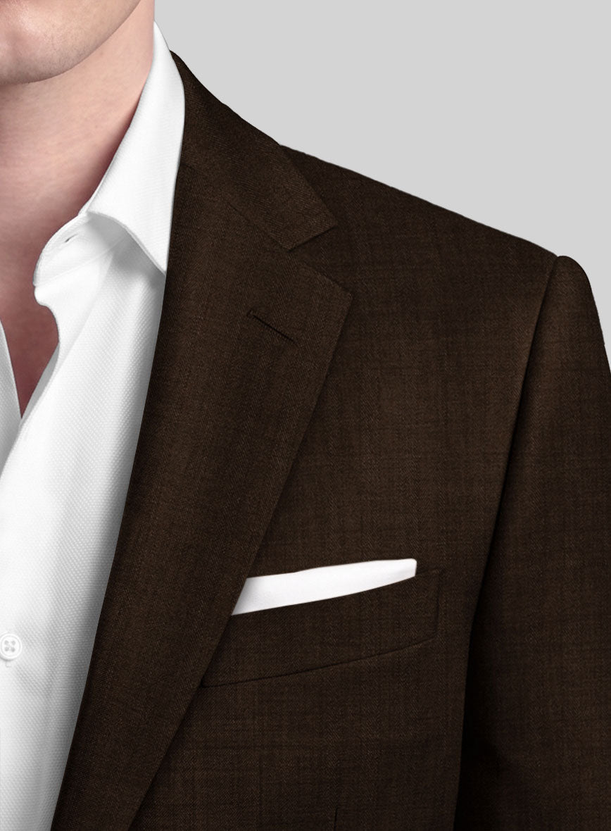 Caccioppoli Sun Dream Guroli Brown Wool Jacket - StudioSuits