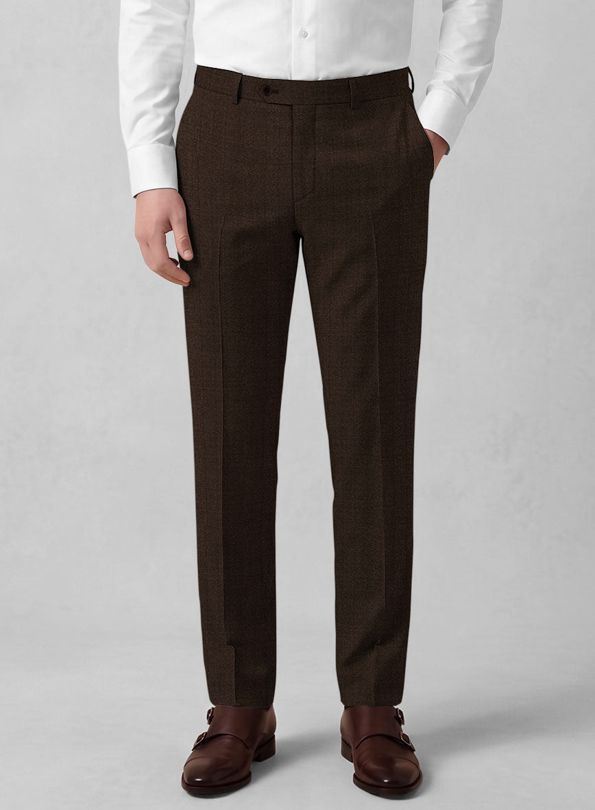 Caccioppoli Sun Dream Guroli Brown Wool Suit - StudioSuits