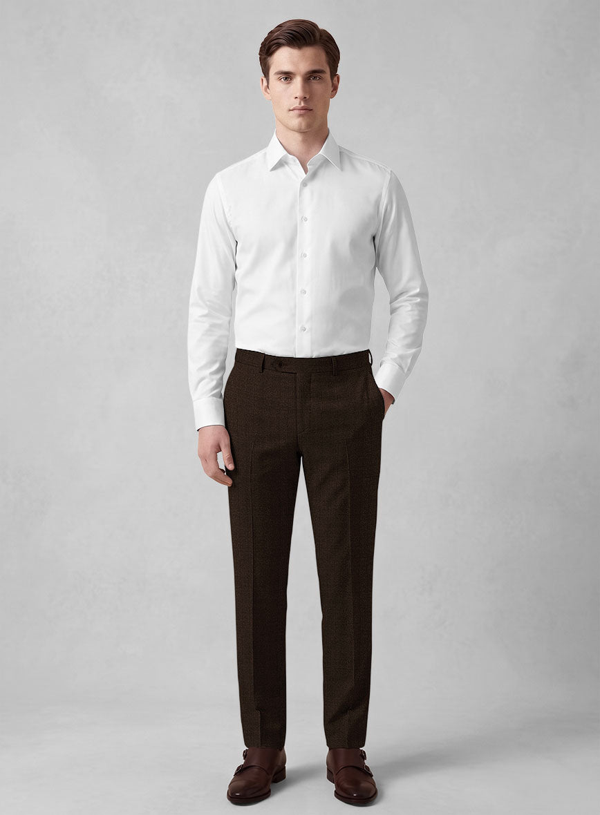 Caccioppoli Sun Dream Guroli Brown Wool Suit - StudioSuits