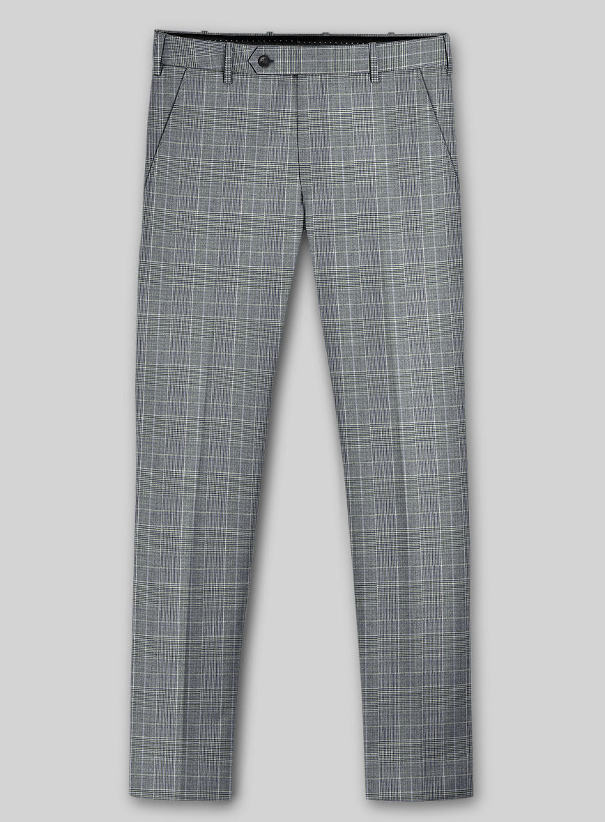 Caccioppoli Sun Dream Majoli Glen Wool Silk Suit - StudioSuits