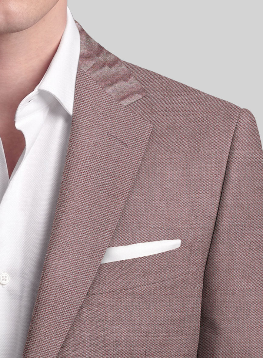 Caccioppoli Sun Dream Oriental Pink Wool Silk Jacket - StudioSuits
