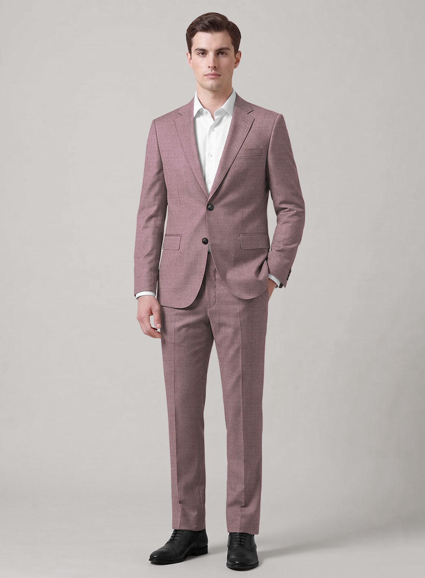 Caccioppoli Sun Dream Oriental Pink Wool Silk Suit - StudioSuits
