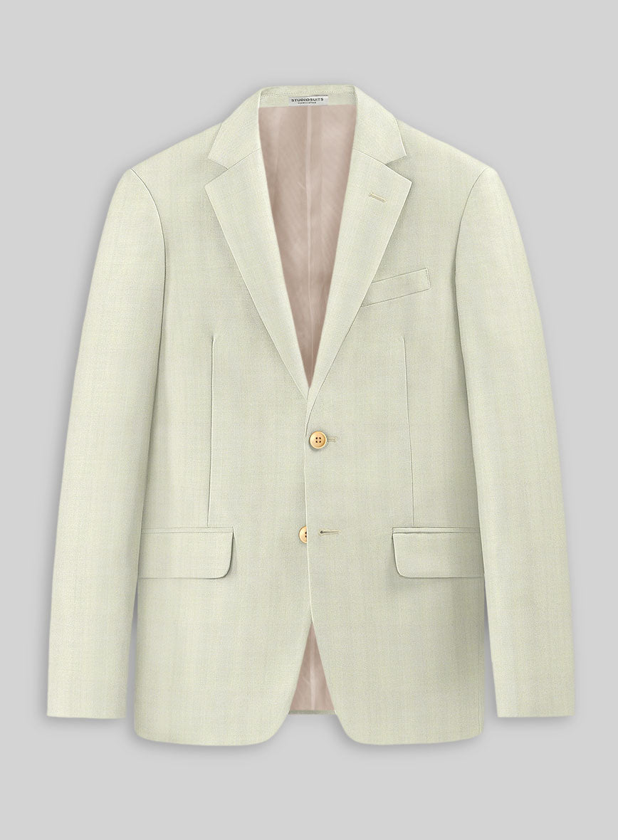 Caccioppoli Sun Dream Perpe Fawn Wool Jacket - StudioSuits