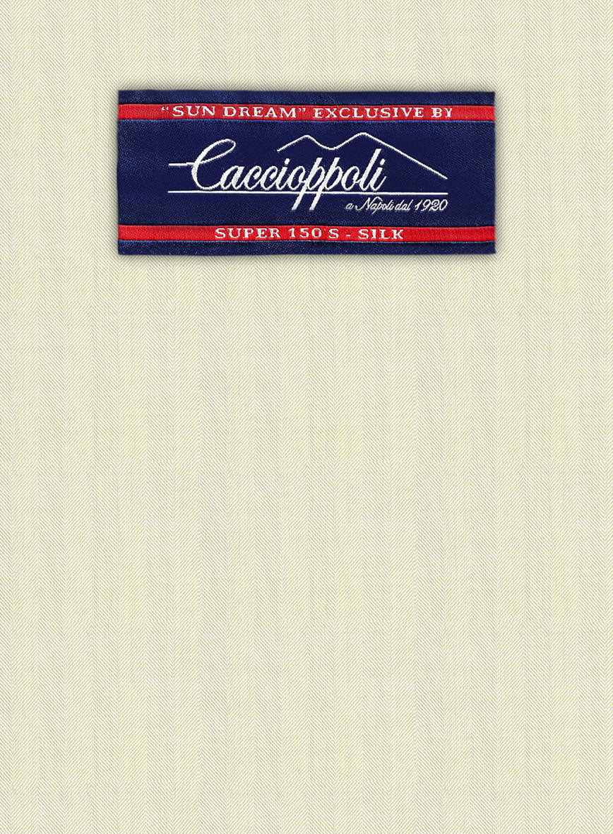 Caccioppoli Sun Dream Perpe Fawn Wool Suit - StudioSuits