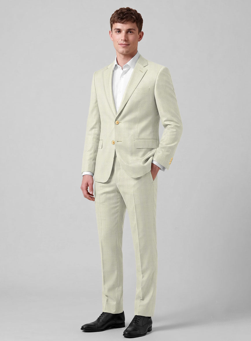 Caccioppoli Sun Dream Perpe Fawn Wool Suit - StudioSuits