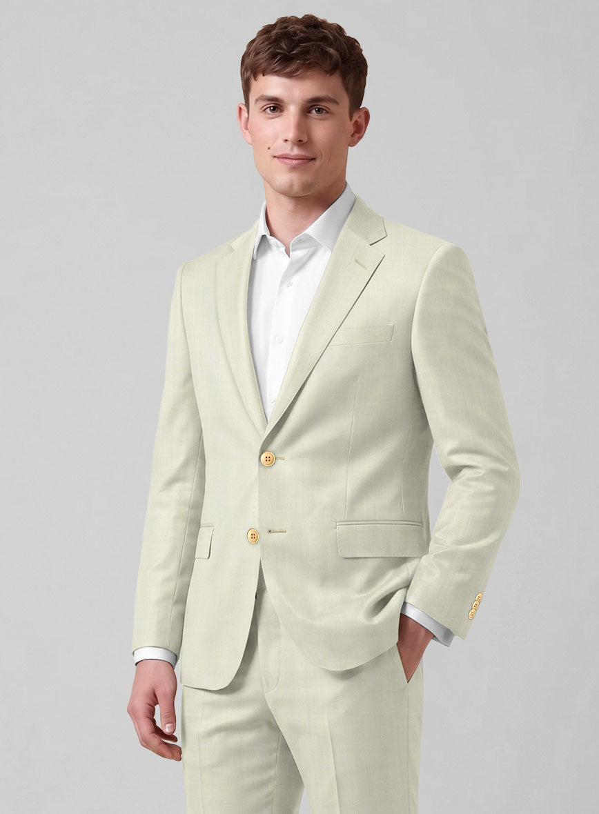 Caccioppoli Sun Dream Perpe Fawn Wool Suit - StudioSuits
