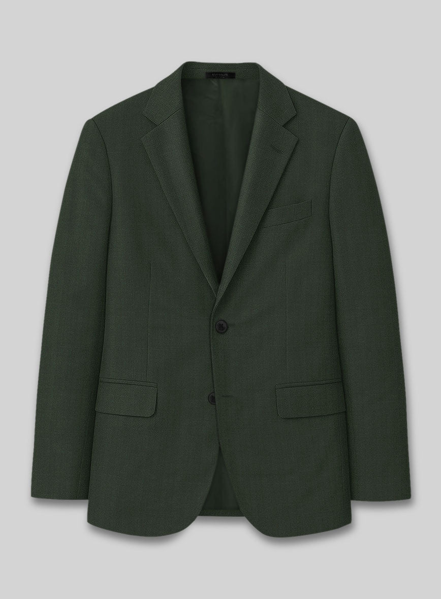 Caccioppoli Sun Dream Siuco Green Wool Suit - StudioSuits