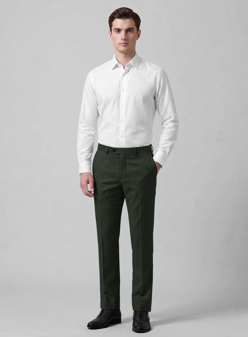 Caccioppoli Sun Dream Siuco Green Wool Suit - StudioSuits