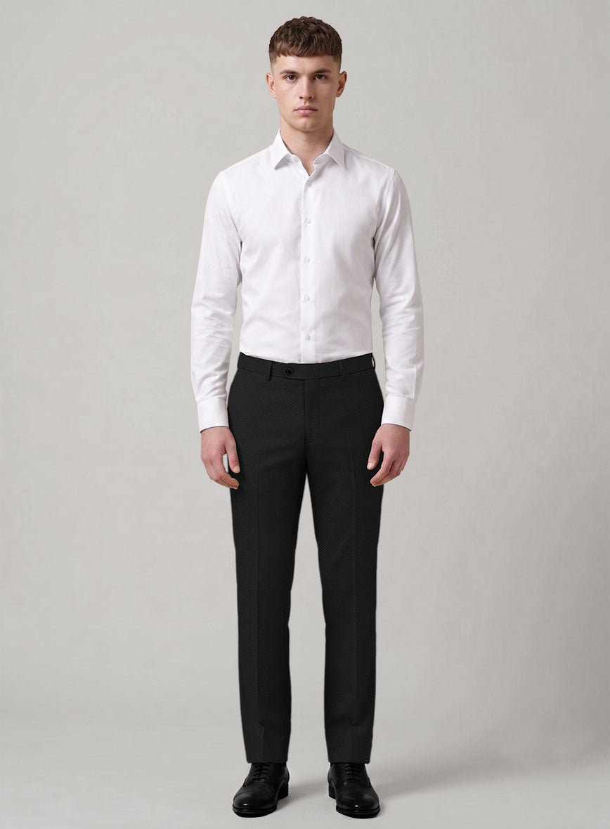 Caccioppoli Sun Dream Zallo Black Wool Silk Suit - StudioSuits