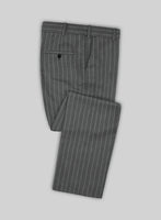 Caccioppoli Imeco Gray Wool Pants - StudioSuits