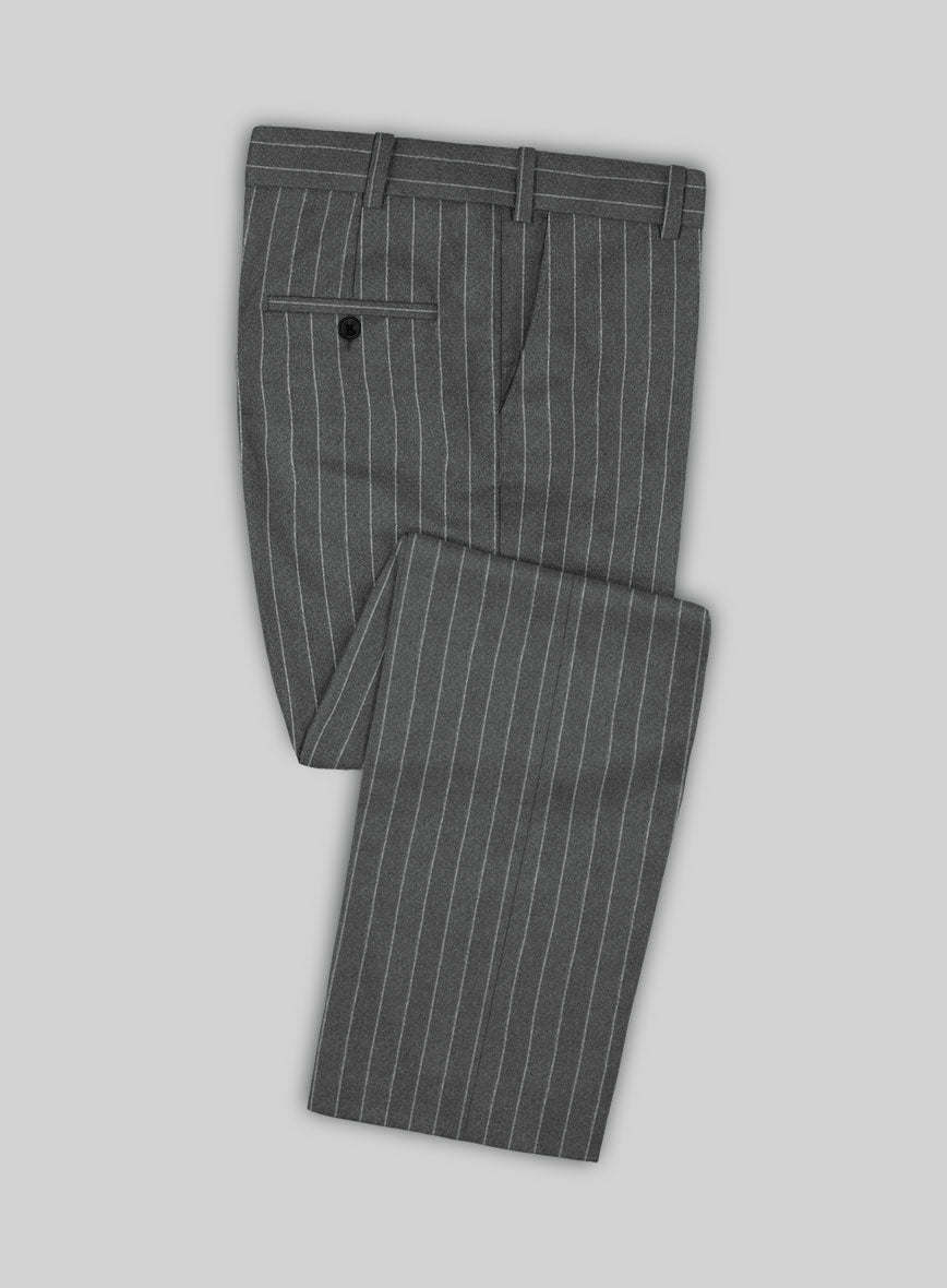 Caccioppoli Imeco Gray Wool Suit - StudioSuits