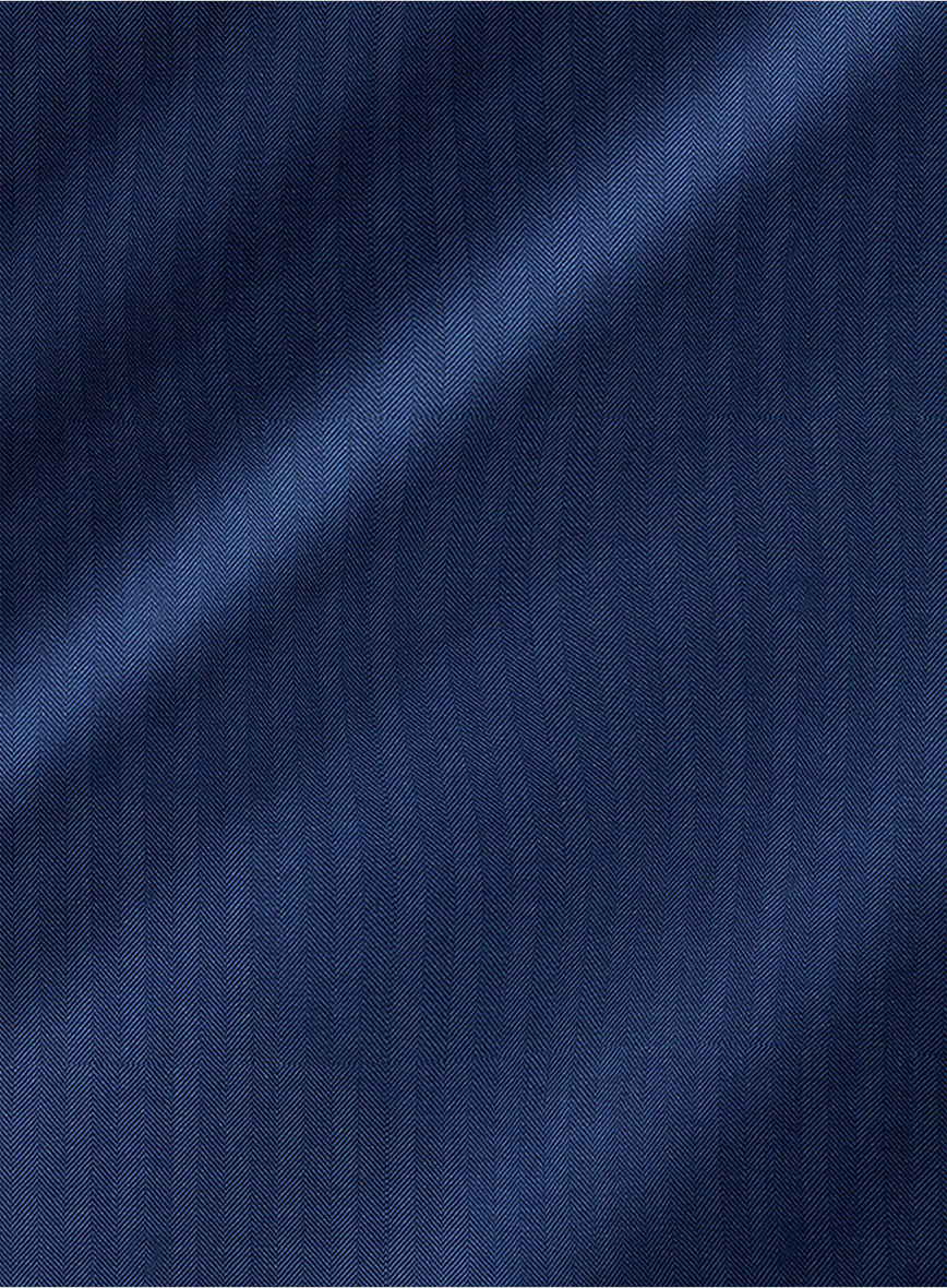 Caccioppoli Sun Dream Amicci Royal Blue Wool Silk Jacket - StudioSuits