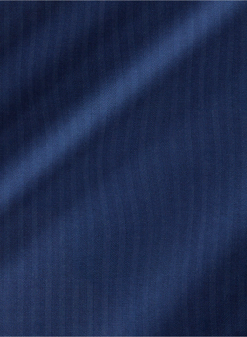 Caccioppoli Sun Dream Amicci Royal Blue Wool Silk Pants
