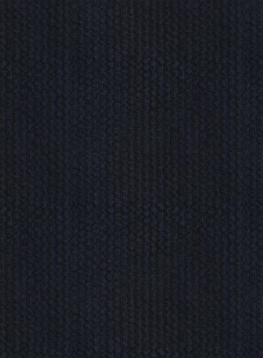 Caccioppoli Seersucker Silo Jacket - StudioSuits