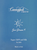 Caccioppoli Sun Dream Charcoal Wool Silk Suit - StudioSuits