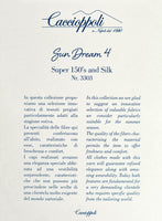 Caccioppoli Sun Dream Black Wool Silk Suit - StudioSuits