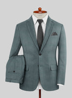 Caccioppoli Sun Dream Barto Green Wool Silk Suit - StudioSuits