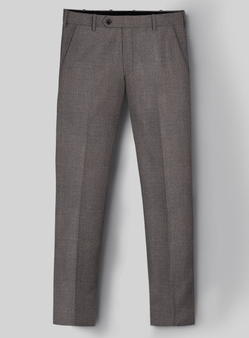 Caccioppoli Sun Dream Brown Wool Silk Suit - StudioSuits
