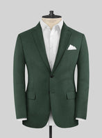 Caccioppoli Sun Dream Green Wool Silk Jacket - StudioSuits