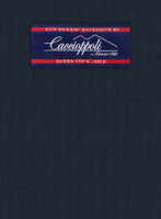 Caccioppoli Sun Dream Kiki Blue Wool Silk Pants - StudioSuits