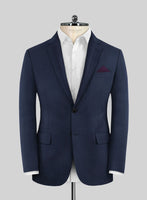 Caccioppoli Sun Dream Rogio Blue Wool Silk Suit - StudioSuits